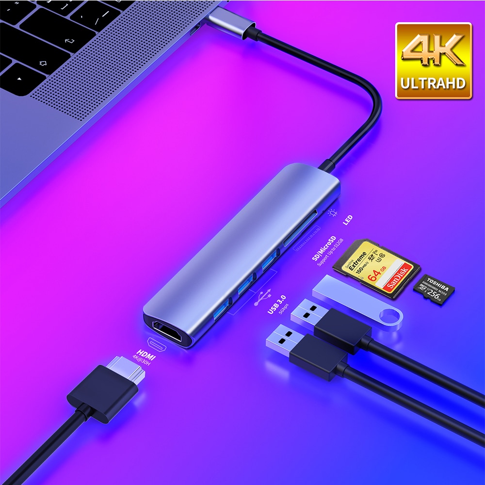 USB 3.1 CŸ -HDMI , 4K Ʈ 3 USB C..